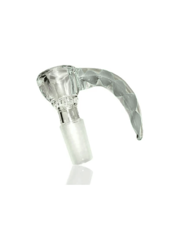 CALVO GLASS Quemador Cuerno Transparente 14mm