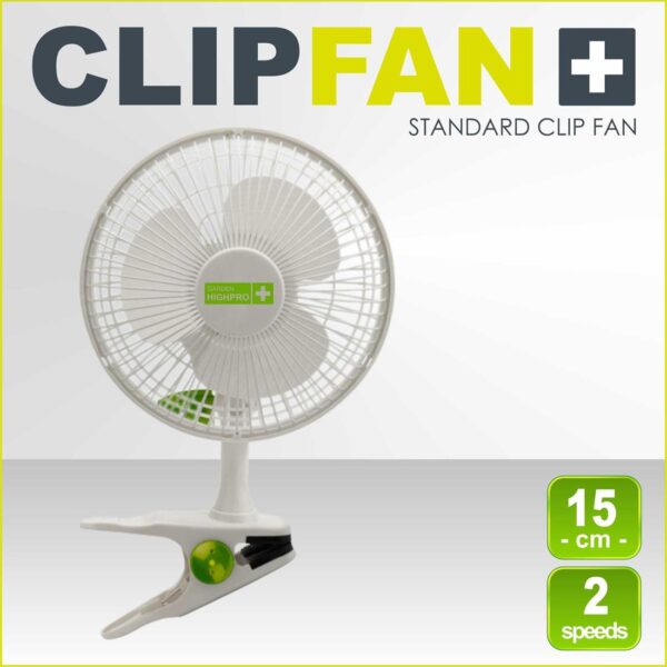 GARDEN HIGHPRO Ventilador Pinza Clip Fan 15cm 15w